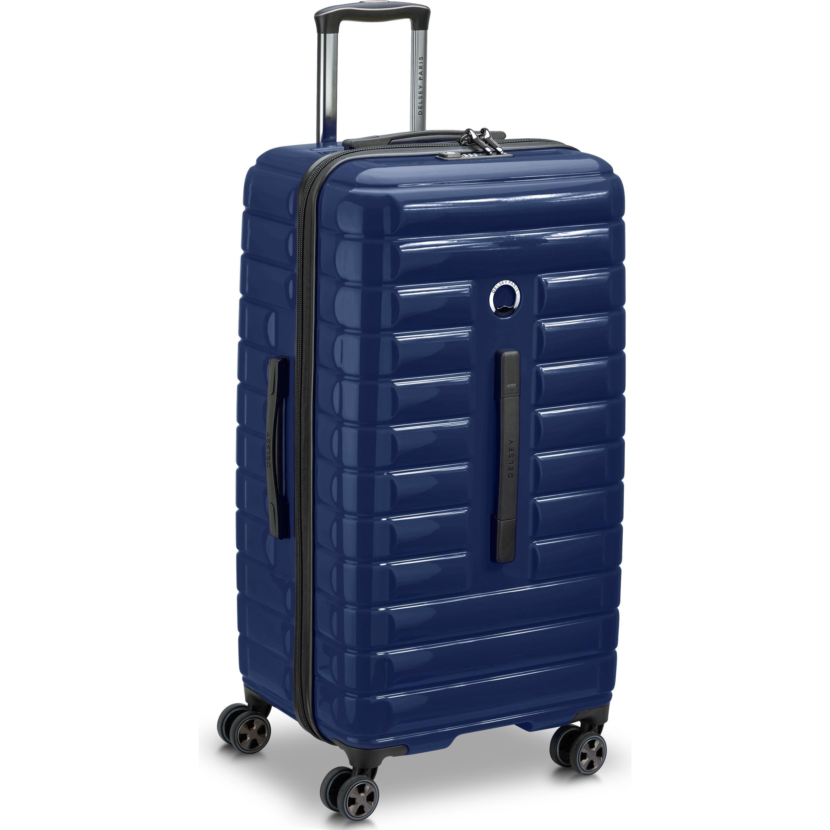 Delsey Blu Shadow 5.0 Trunk 80 Cm Suitcase, E, Valigia,