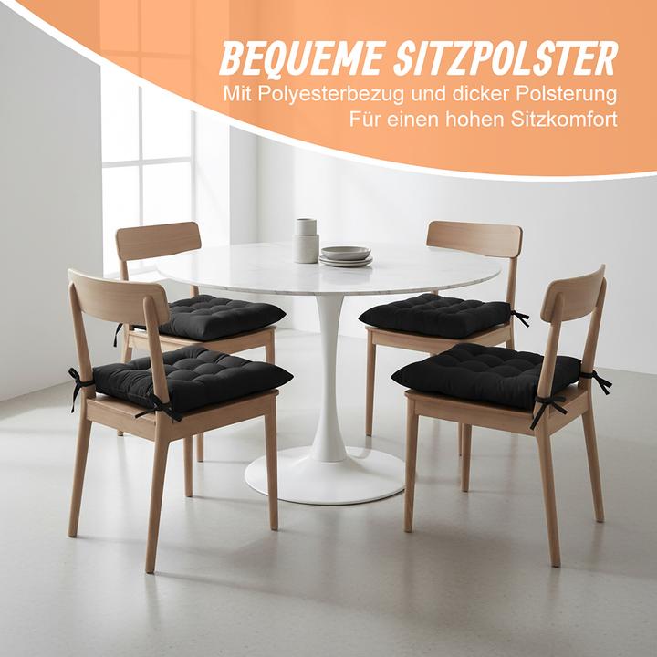 Image du produit Relaxdays 4 coussins chaise