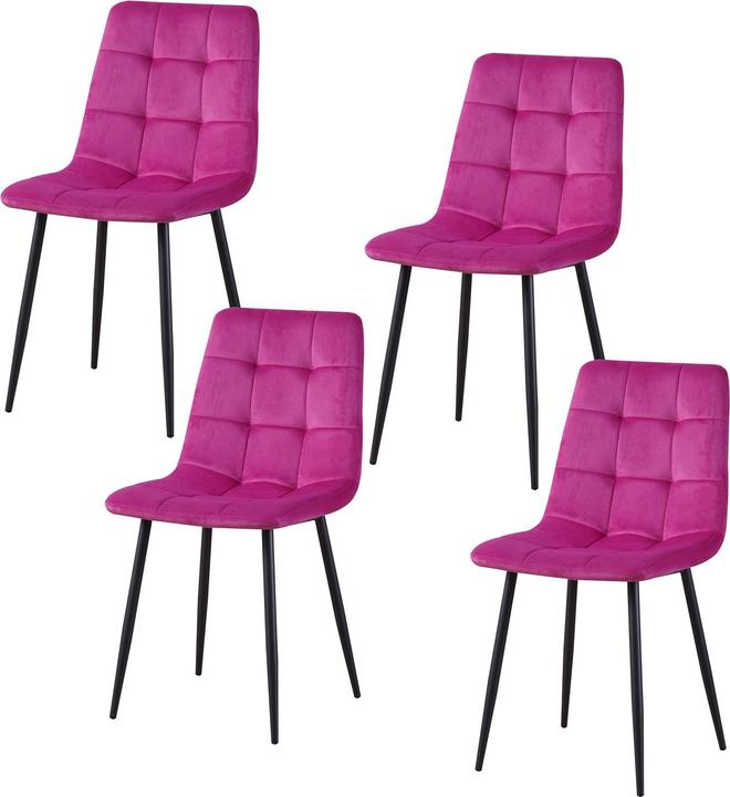 Produktbild HTI-Living Stuhl Mesa Velvet Pink