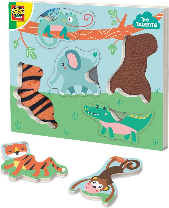Produktbild Ses Tiny Talents - Puzzletiere fühlen (5 Teile)