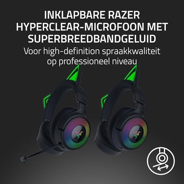 Actual product image Razer Kraken Kitty V3 Pro - Black (Wireless)