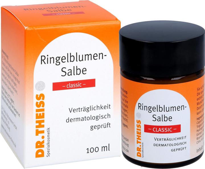 Immagine prodotto Dr. Theiss L'Unguento alla Calendula Classic protegge e cura la pelle, 100 ml Unguento (Crema corpo, 100 ml)