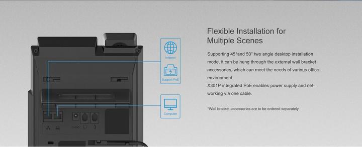 Actual product image Fanvil IP Phone X301P black