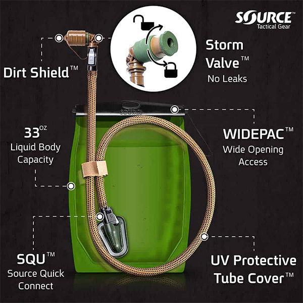 Produktbild Source Kangaroo 1L with Pouch - Multicam