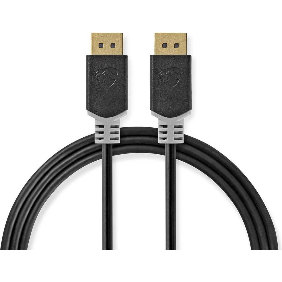 Thumbnail - Nedis Displayport-Kabel DisplayPort Stecker DisplayPort Stecker 8K@60Hz Vergoldet 3.00 m (3 m, DisplayPort), Video Kabel