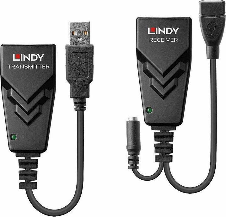 Image du produit Lindy Prolongateur USB (USB 2.0, RJ45 (1x))