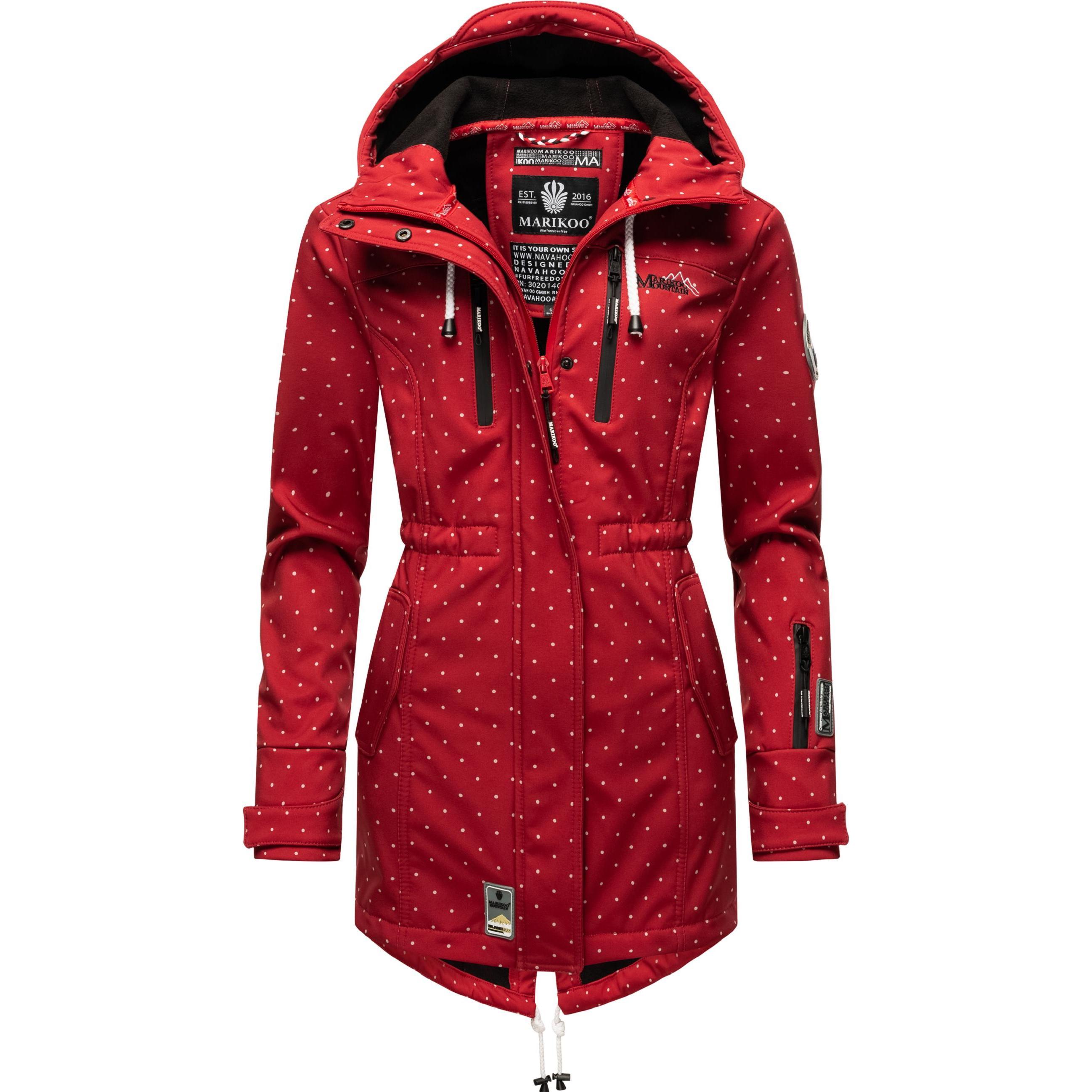 Marikoo, Damen, Jacke, Zimtzicke (M), Rot, M