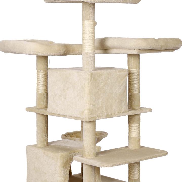 Produktbild Wiltec Katzenkratzbaum (172 cm, Beige)