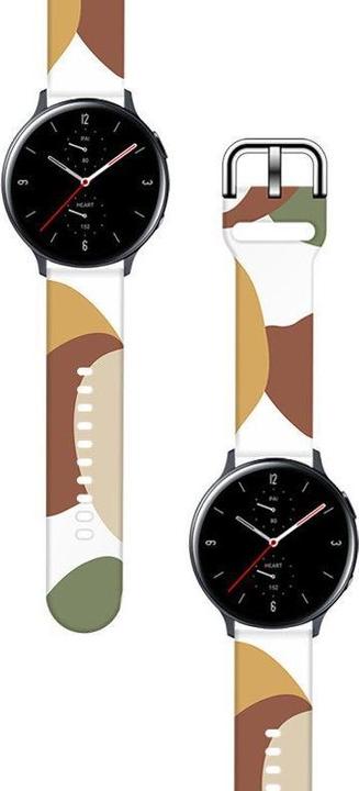 Actual product image Hurtel Strap Moro Band For Samsung Galaxy Watch 46mm Silicone Strap Watch Bracelet Pattern 4 (Silicone)