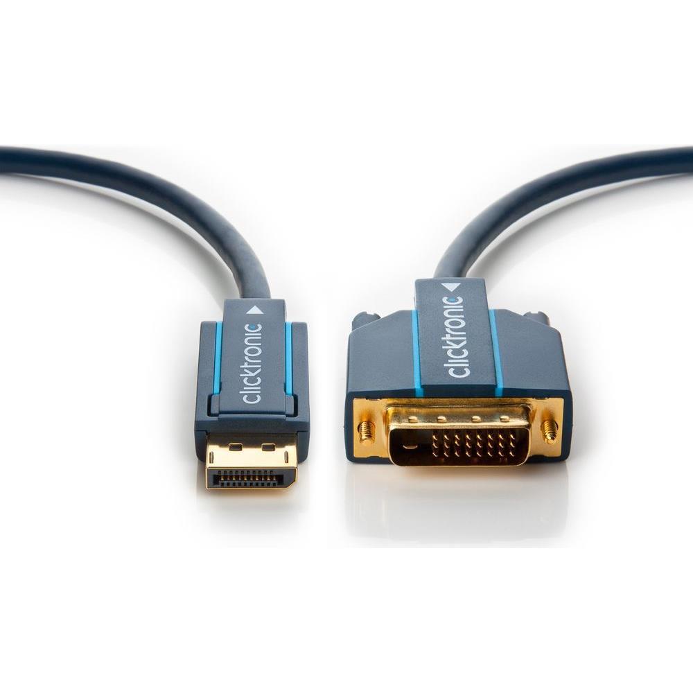 Thumbnail - clicktronic DisplayPort — DVI (2 m, DisplayPort, DVI), Video Kabel