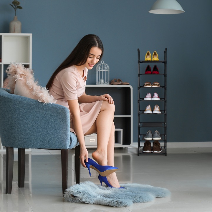 Actual product image Relaxdays Shoe rack (33 x 33 x 140 cm)