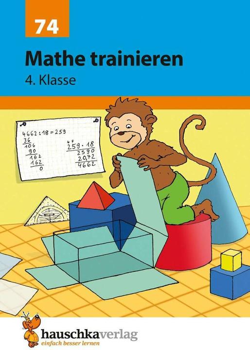 Actual product image Mathe trainieren 4. Klasse (German, Adolf Hauschka, 2021)