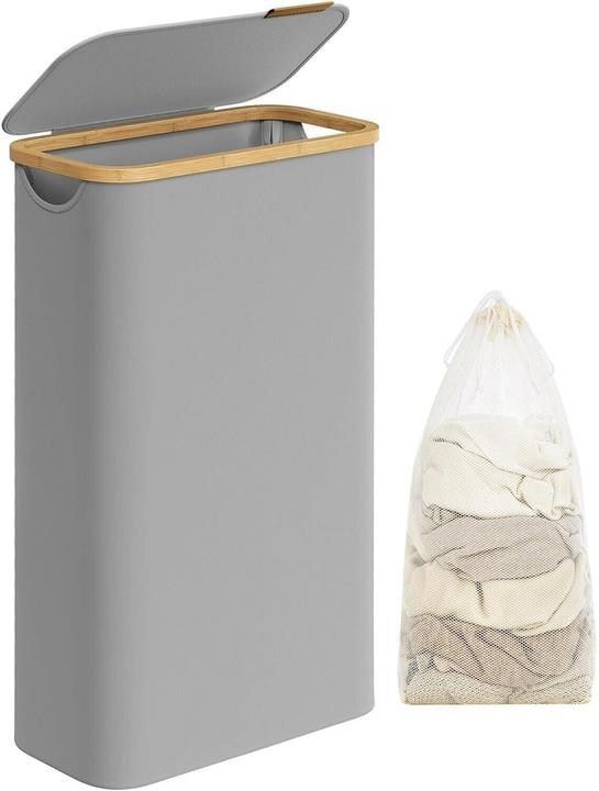 Dove Gray, Light Bamboo
