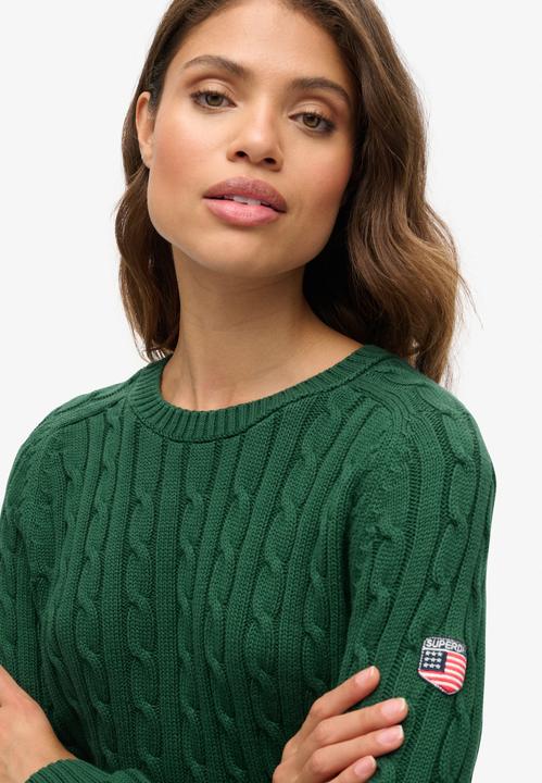 Image du produit Superdry Pull large en maille torsadée femme (S)