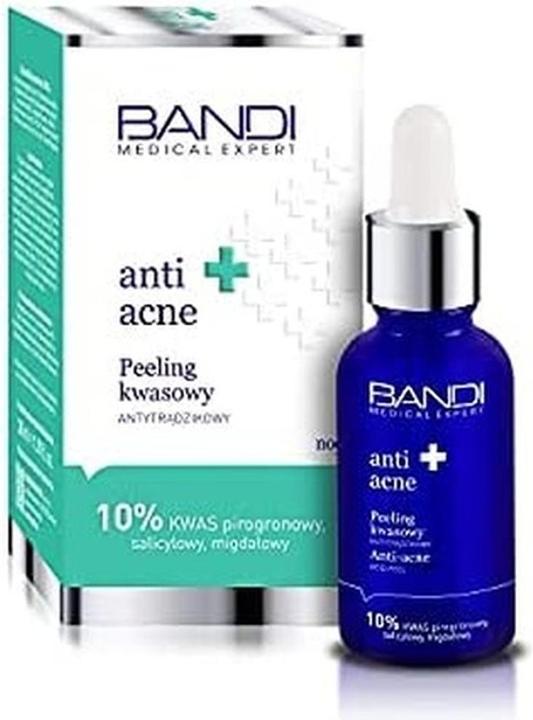Immagine prodotto Bandai Bandi Medical Expert Anti Acne Acid Peel 30ml con Acido Piruvico, Salicilico e Mandelico (Scrub detergente, 30 ml)