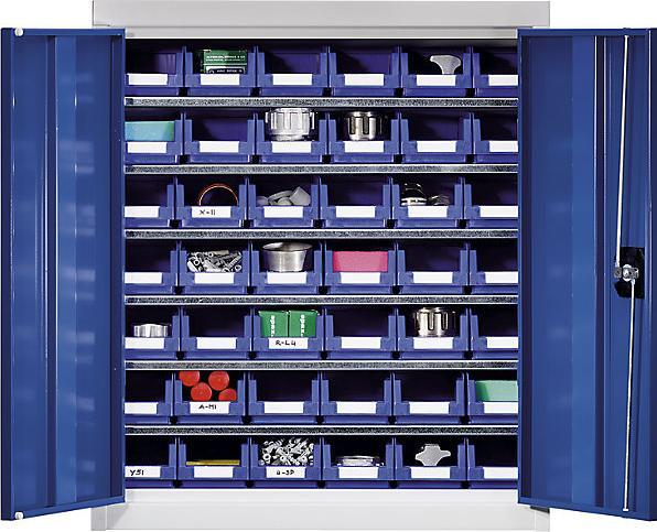 Actual product image eurokraft pro Storage cupboard with storage boxes (67 cm, 78 cm)