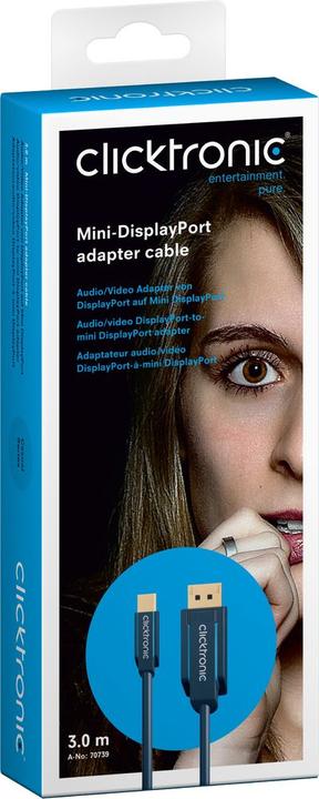 Immagine prodotto clicktronic Mini DisplayPort — DisplayPort (3 m, DisplayPort)