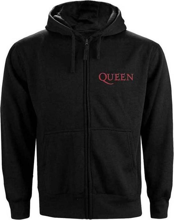 Immagine prodotto Queen Classic Felpa con Cappuccio e Zip Intera Cresta Adulto Unisex (M)