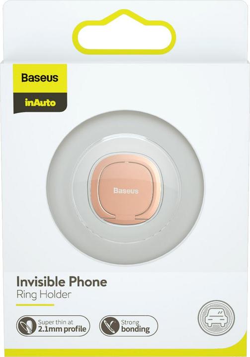 Actual product image Baseus Invisible phone ring holder Rose gold