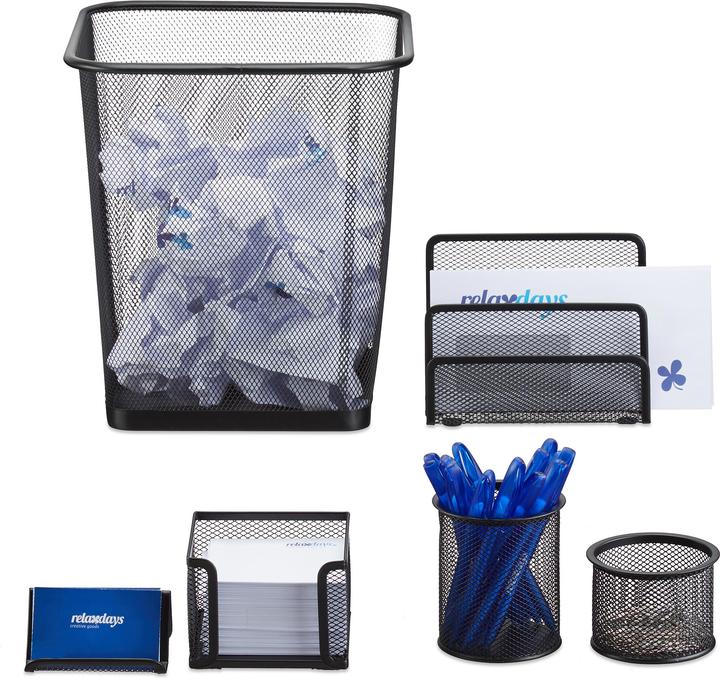 Image du produit Relaxdays Set 6 fournitures de bureau