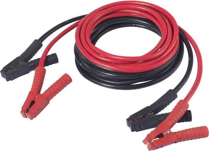 Produktbild Toolcraft TO-9626598 Starthilfekabel 50 mm² Aluminium (kupferbeschichtet) 6 m mi