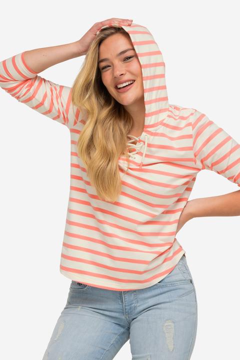 Produktbild Laurasøn T-Shirt, Ringel, Kapuze, Langarm (M)