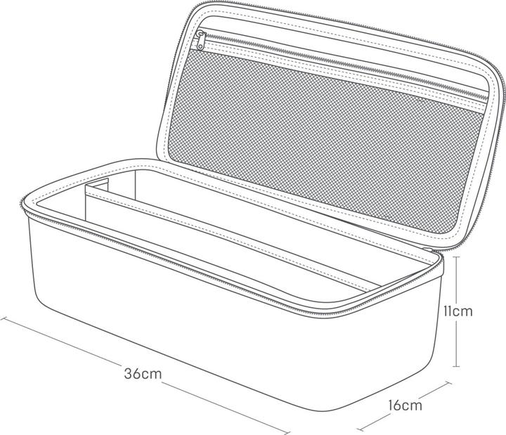Actual product image Yamazaki Tool bag with partition TOWER
