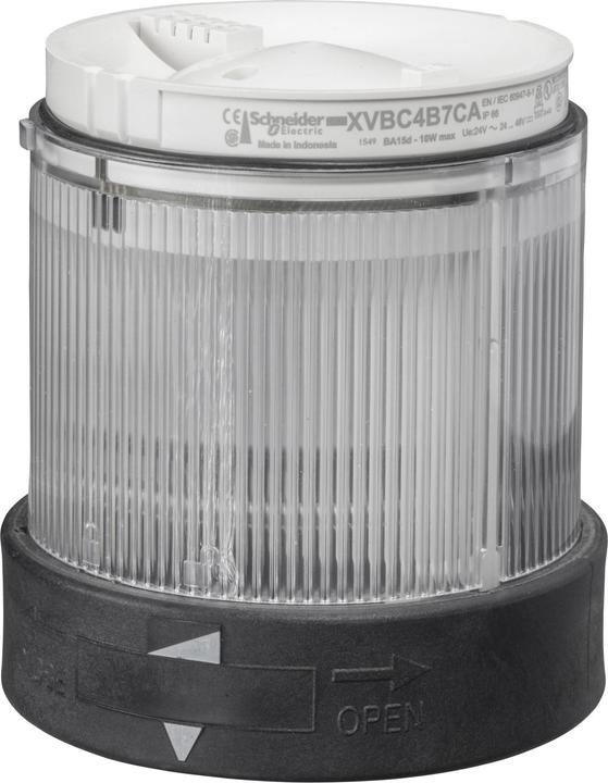 Actual product image Schneider Electric Flashing light LED colourless Ř70mm IP65 XVBC5B7
