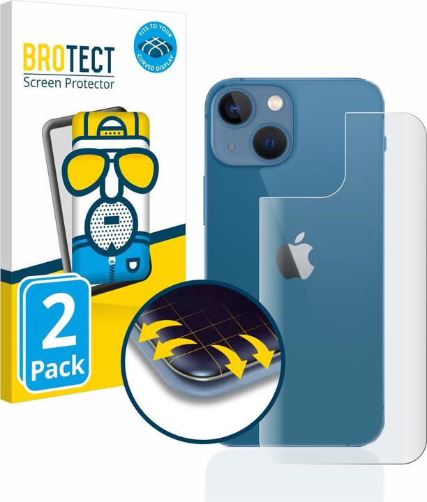 BROTECT Full-Cover Protector Matte (2 pcs., Apple iPhone 13 mini)
