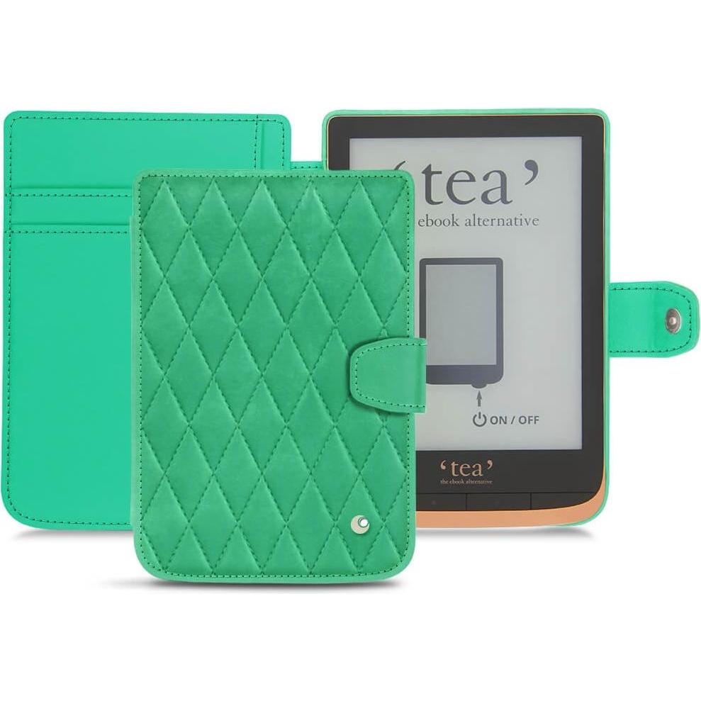 Noreve Lederschutzhülle Wallet (Touch HD 3), eReader Zubehör, Grün
