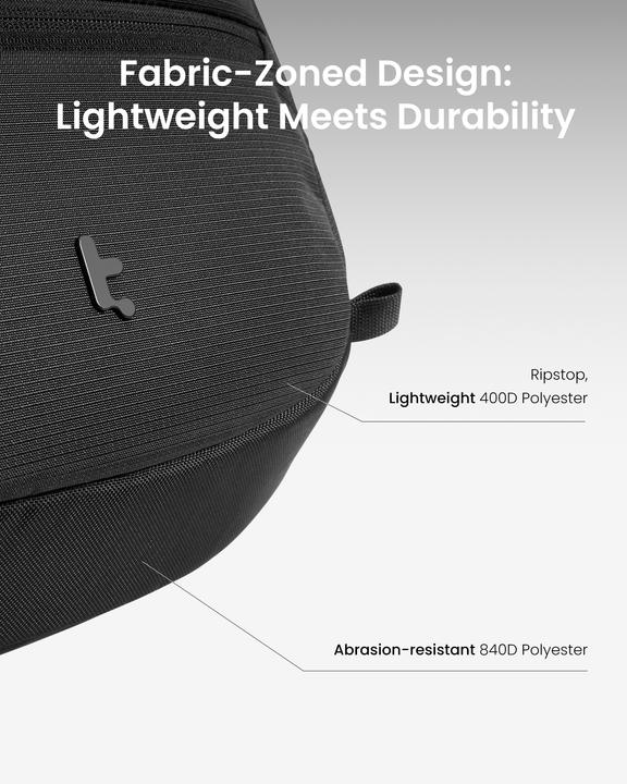 Immagine prodotto tomtoc UrbanEX-T77 Laptop Backpack, 22L, black (22 l)