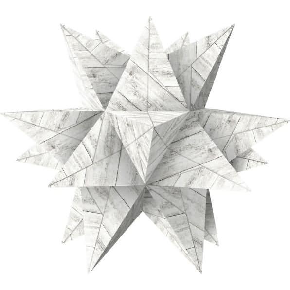 Ursus, Bastelpapier, Faltblätter Aurelio Stern 'Shabby Chic' 100g/qm 15x15cm VE=33 BLatt (100 g/m², 1 x)