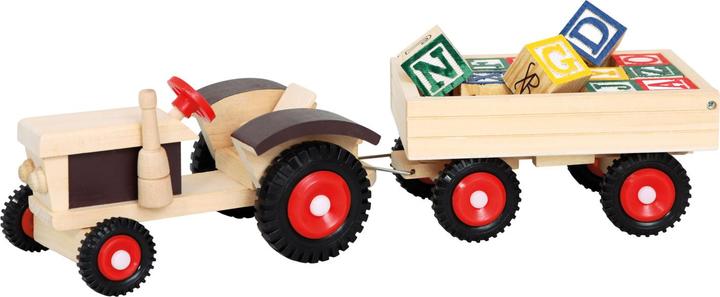 Produktbild Bino Traktor mit ABC-Anhänger