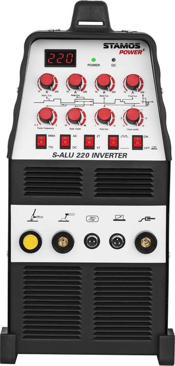 Actual product image Stamos Aluminium Welder - 220 A - 230 V - Pulse - 2/4 Tact