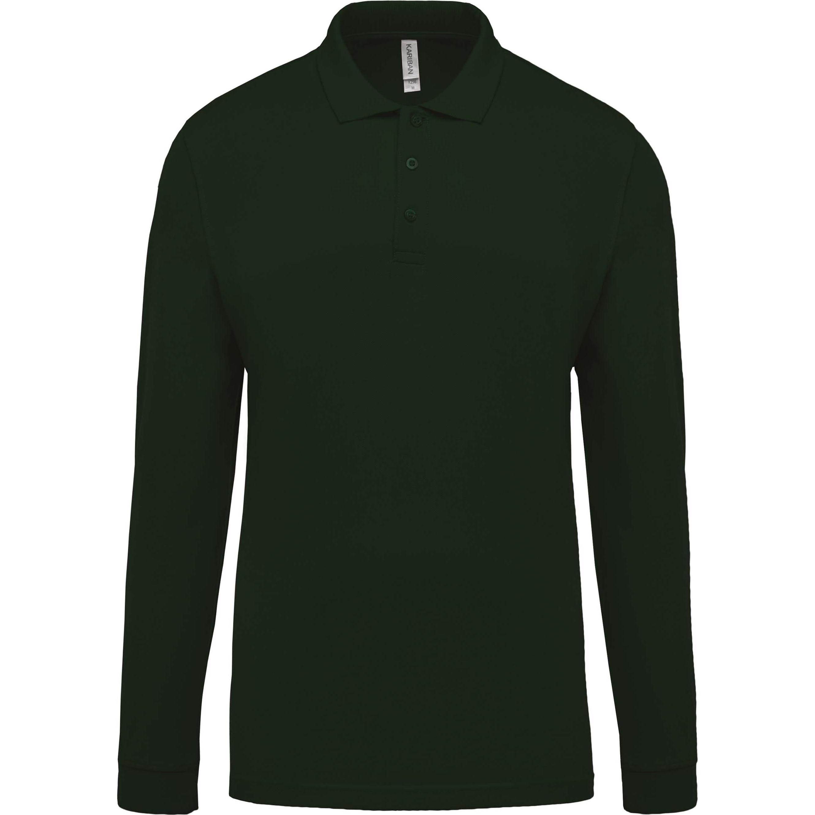 Kariban, Herren, Shirt, Piqué, Schwarz, (XL)