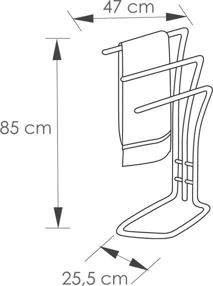 Actual product image Allibert Lifestyle - Fidji Towel holder - White