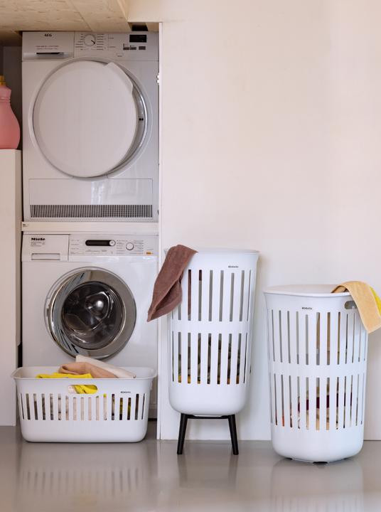 Actual product image Brabantia Wäschekorb Collect-It 2 x 55 l, Weiss (55 l)