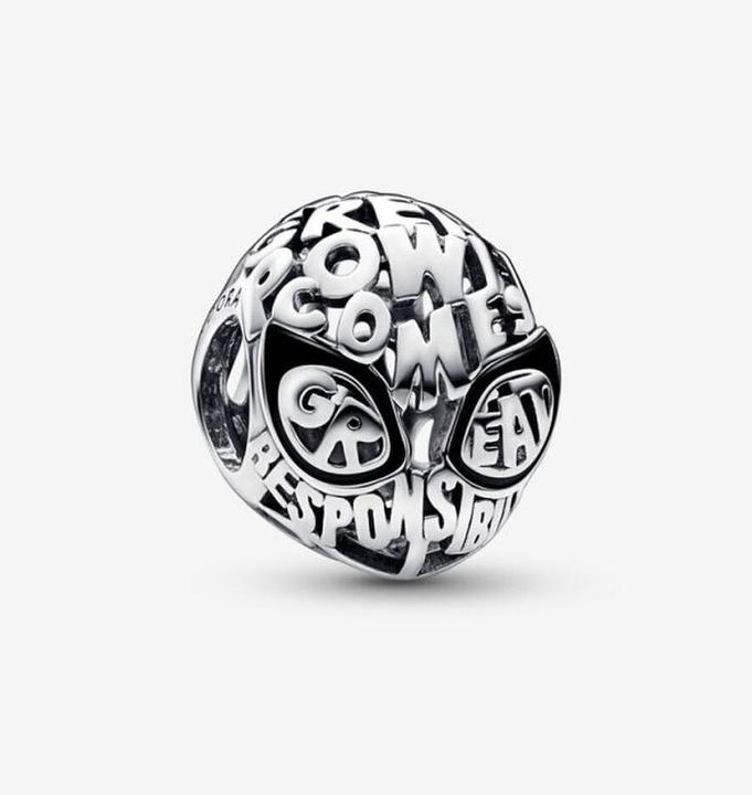 Actual product image Pandora Charm Spider-Man Mask (Silver 925, Enamel)