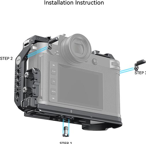 Produktbild SmallRig Cage für Leica SL2/SL2-S, Detailfarbe: Schwarz (Cage)