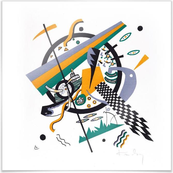 Image du produit Trenddeko Kandinsky - Petits mondes 4 (70 x 70 cm)