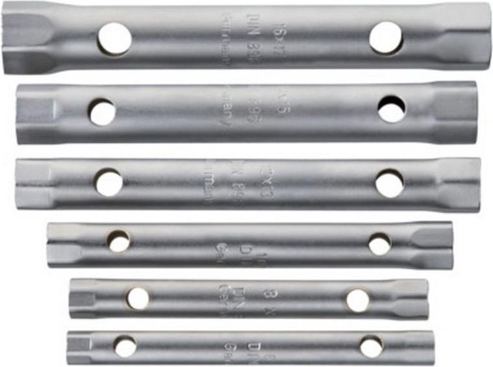 WGB Double-ended tubular socket wrench set DIN 896 B