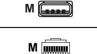 Actual product image Datalogic USB cable