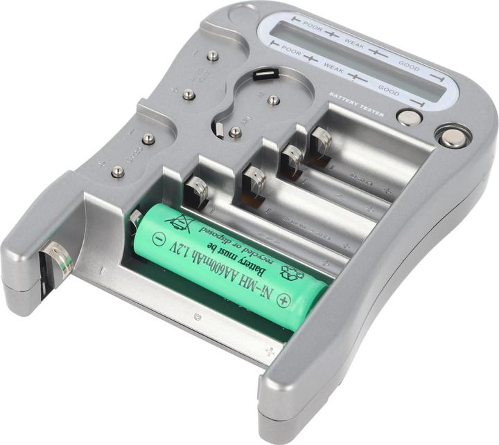 Produktbild Goobay Universal Akku- und Batterie Tester mit LCD-Display