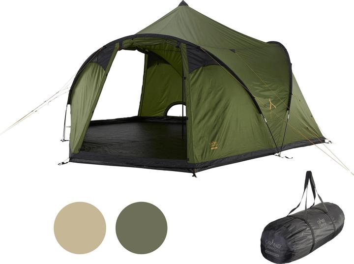 Productafbeelding Grand Canyon Zwarte knop 10 (Koepeltent, 13.50 kg, 8 personen)