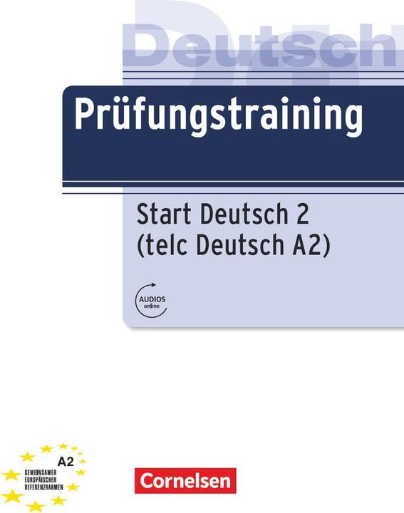 Actual product image Prüfungstraining DaF A2. telc Deutsch A2. Übungsbuch mit Lösungen und Audio-Dateien als Download (German, Dieter Maenner, 2016)