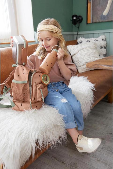 Actual product image Lässig Lunchbox Happy Prints Caramel