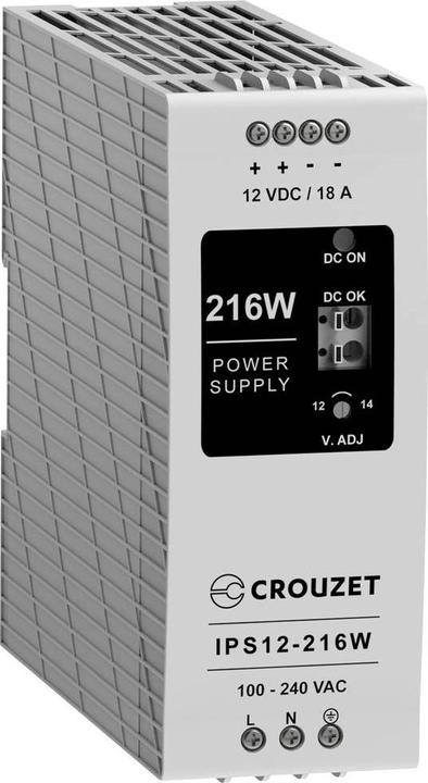 Produktbild Crouzet Industrienetzteil 12V 18A 216W Inhalt 1St.
