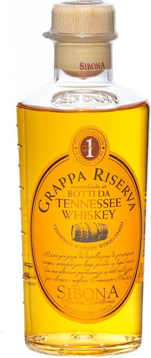 Sibona GRAPPA RISERVA botti da TENNESSEE WHISKEY 40% Vol. 0,5l in Geschenkbox (1 x 50 cl)