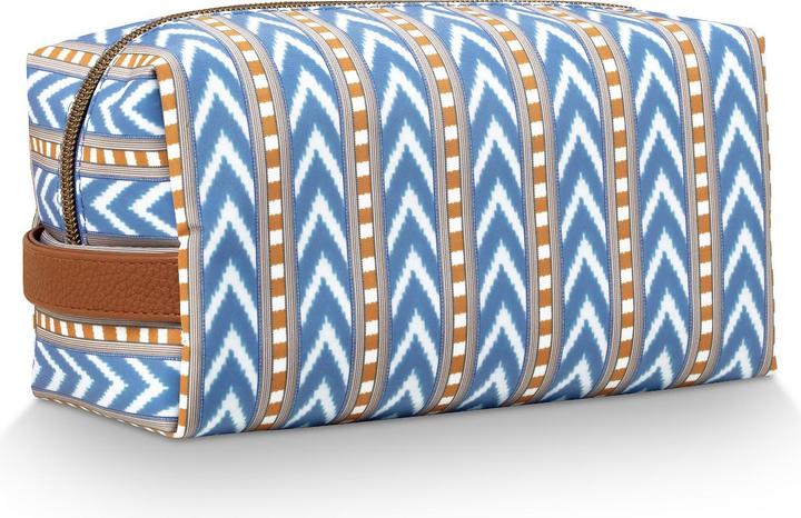 PIP Studio Coco Kosmetiktasche medium Samba Stripe blau 21,5x10x10,5cm