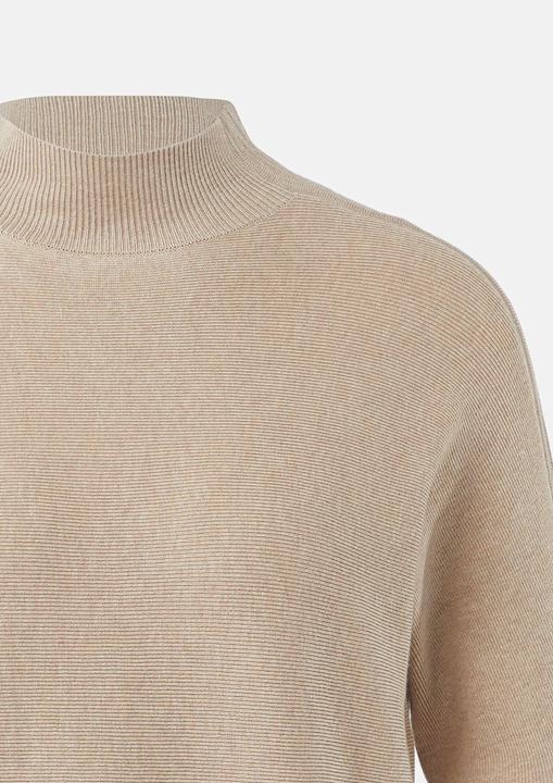 Produktbild Comma Strickpullover Strickpullover aus Viskosemix mit Stehkragen (42)